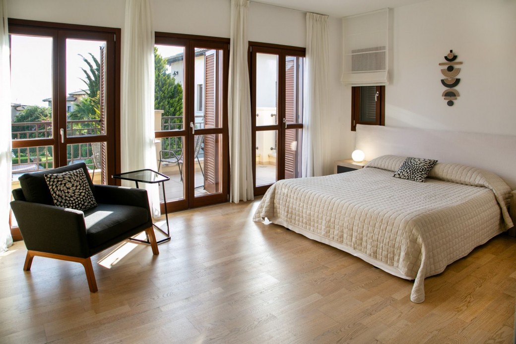 Private balcony offering panoramic sea views