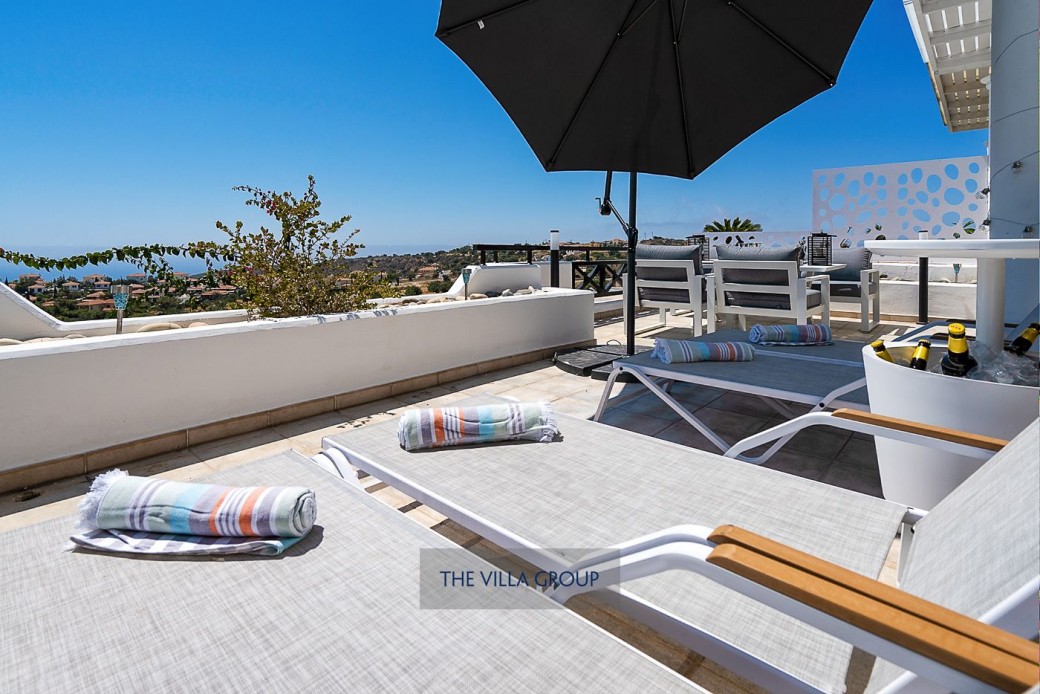 Sunbeds set the scene for relaxing
