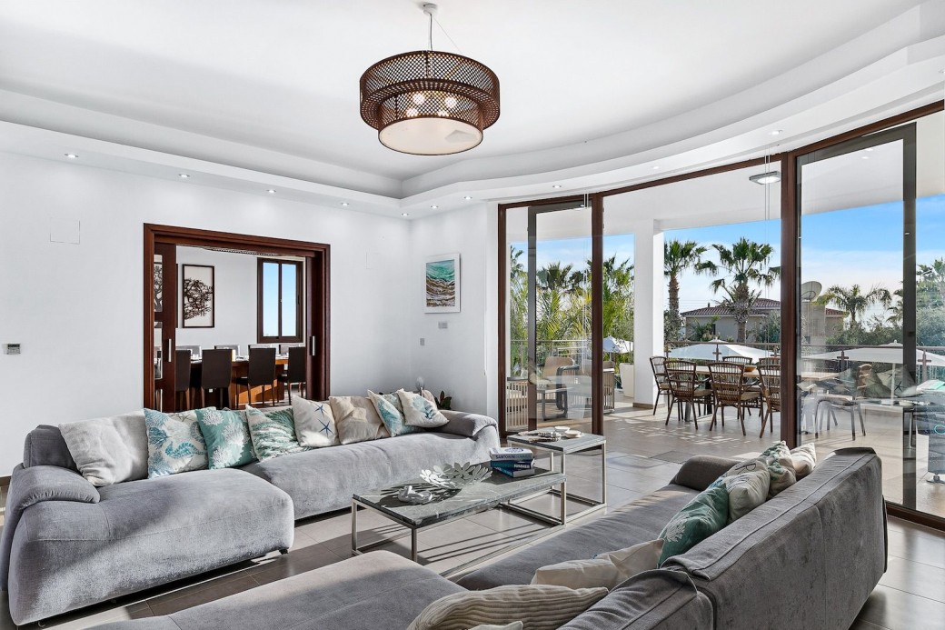 Patio doors to outside furnished terrace