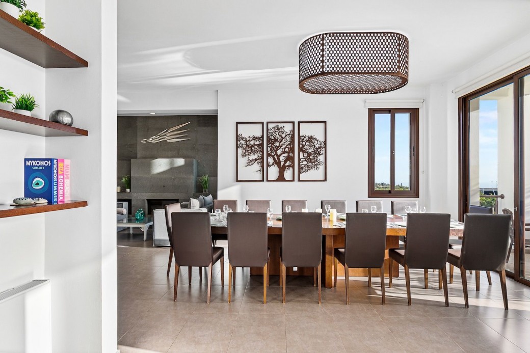 Spacious formal dining area