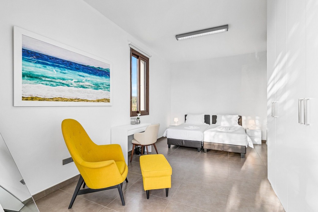 First floor twin bedroom
