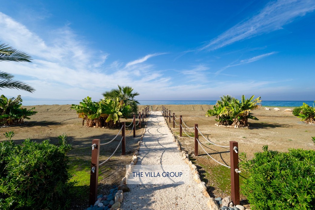 Private path leading to the beach