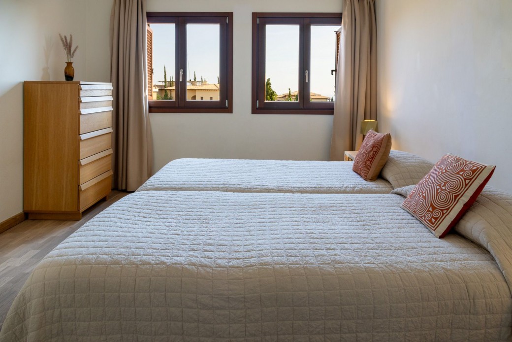 Spacious bedrooms